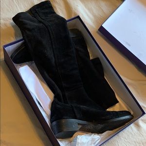 Browns Couture knee high suede boots